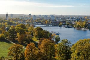 Potsdam, la capital del estado federal de Brandeburgo