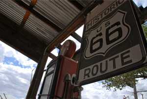 Ruta 66 en Hackberry Arizona