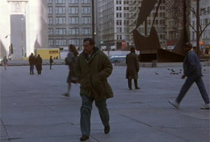 Harrison Ford huyendo por Chicago