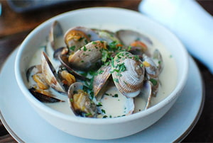 Clam Chowder - sopa de mejullones de Boston