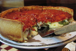Chicago pizza - un plato poco italiano
