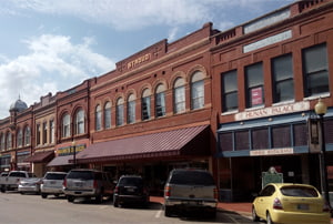 El precioso centro de Guthrie, en Oklahoma