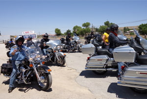 Grupo de motos en Arizona