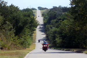 En moto por la Ruta 66 en Missouri