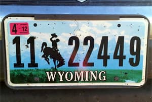 Matrícula de Wyoming