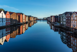 Trondheim - un día de descanso de un largo viaje en moto