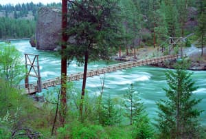 El puente sobre el río Spokane