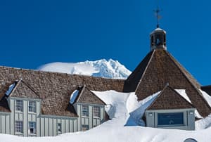 Timberline Lodge, de la película "el resplandor"