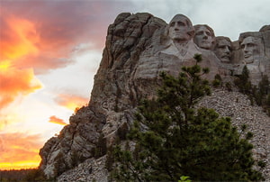 Mount Rushmore, una de las muchas atracciones del viaje de Costa a Costa