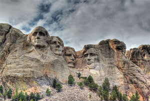 El Monte Rushmore, un monumento de dimensiones gegantes