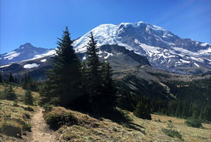 Mount Rainier en el estado de Washington