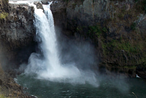 La cascada de Snoqualmie